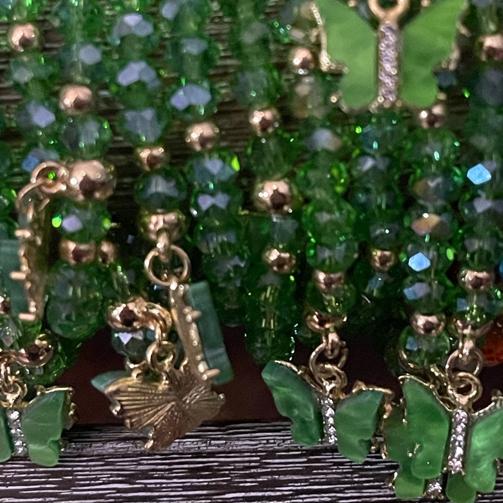 Charm Glass Beaded Bracelets Stackable Bracelets - Picture 3 of 17